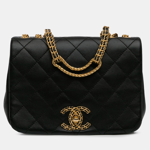 Quilted Lambskin On and On Flap Bag