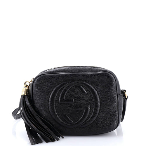 GUCCI Soho Disco Crossbody Bag Leather Small