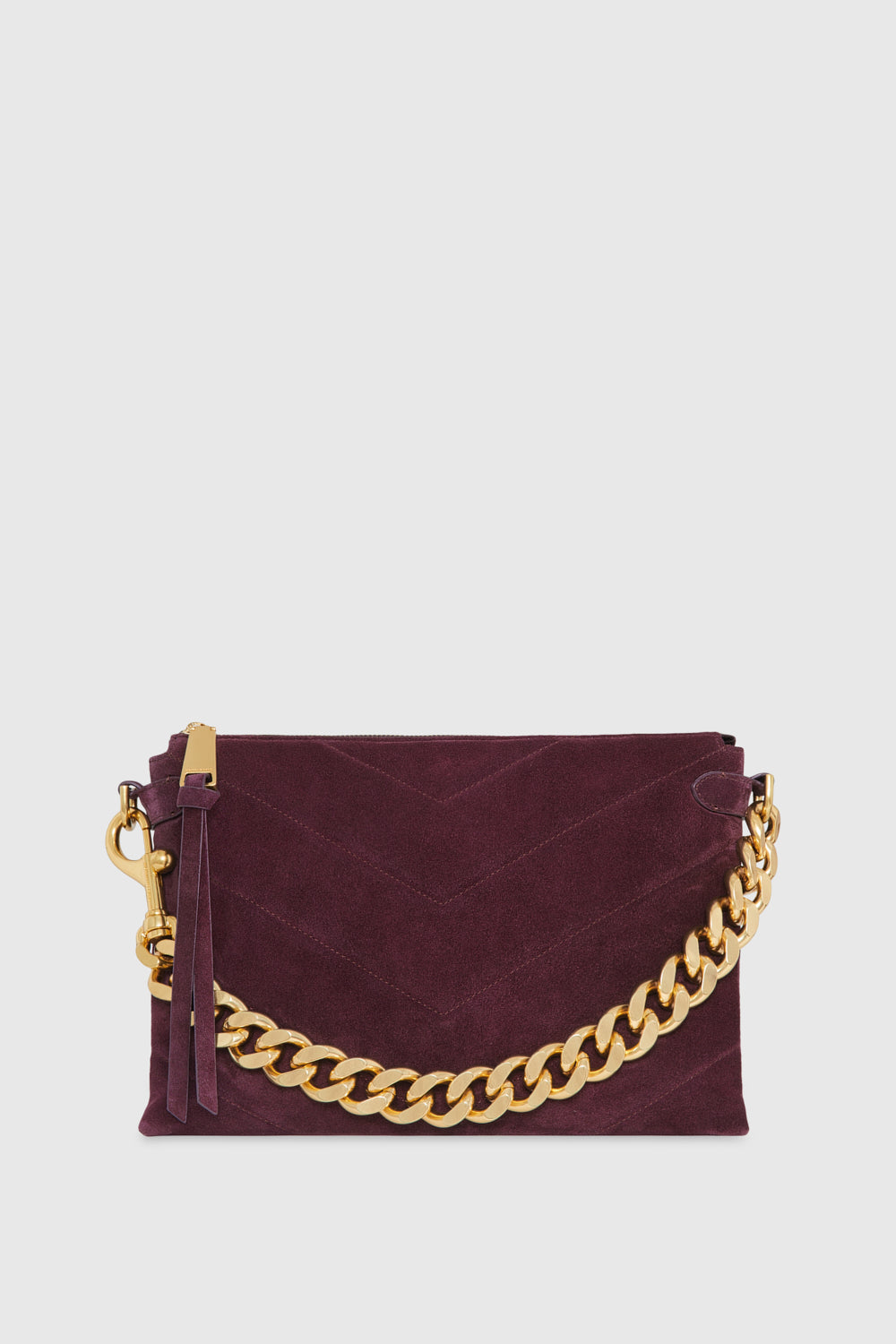 Rebecca Minkoff Edie Maxi Crossbody Bag In Garnet