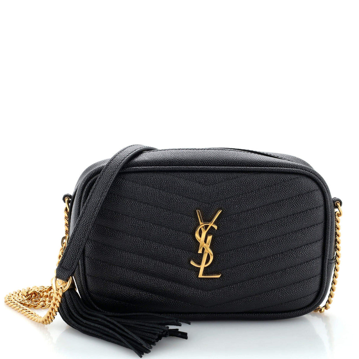 Saint Laurent Lou Camera Bag Matelasse Chevron Leather Mini