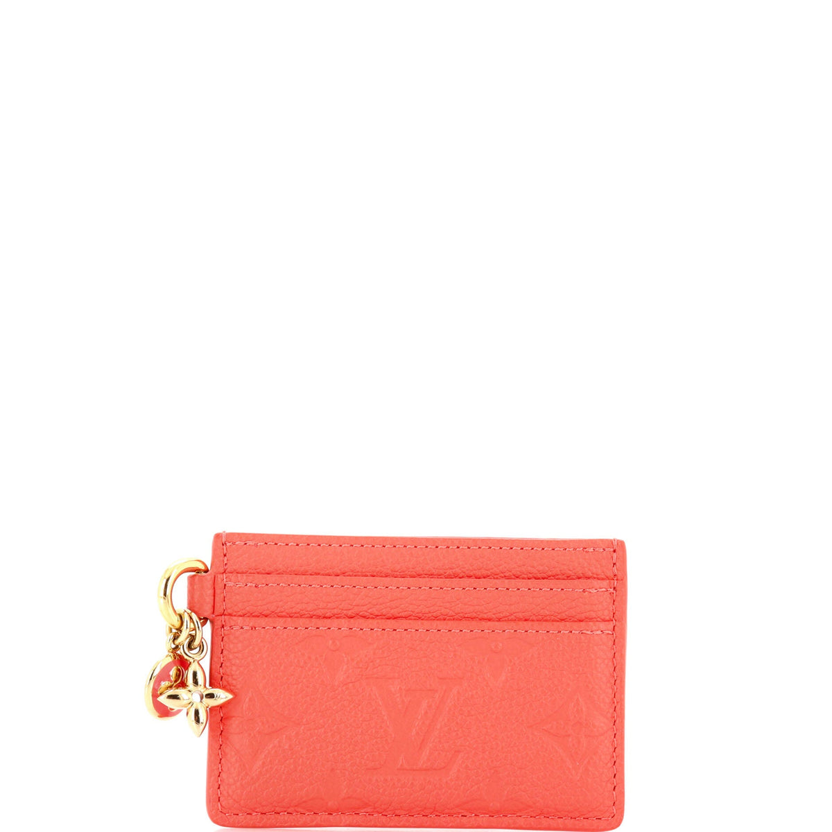 Louis Vuitton LV Charms Card Holder Monogram Empreinte Leather