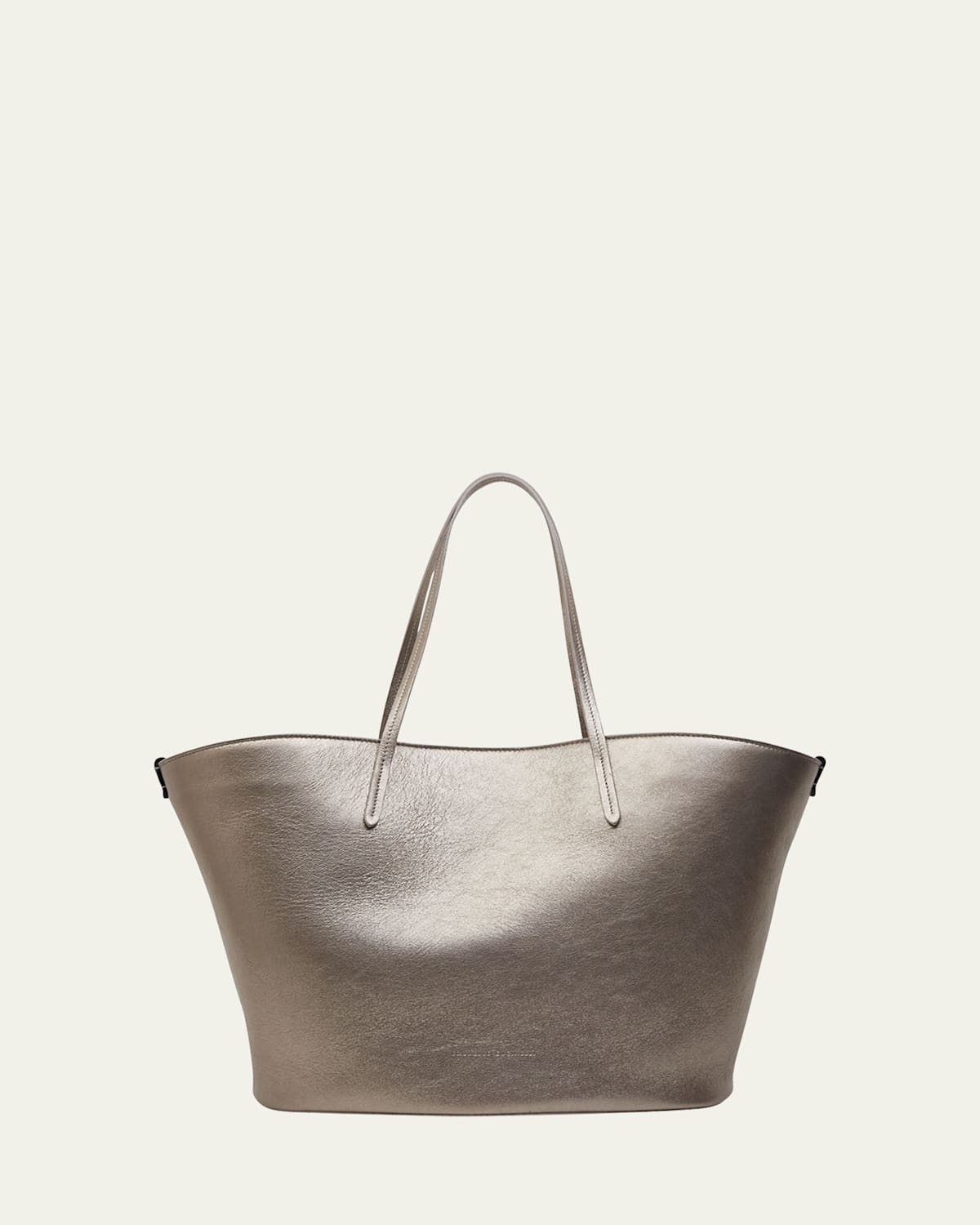 Brunello Cucinelli Metallic Leather Tote Bag