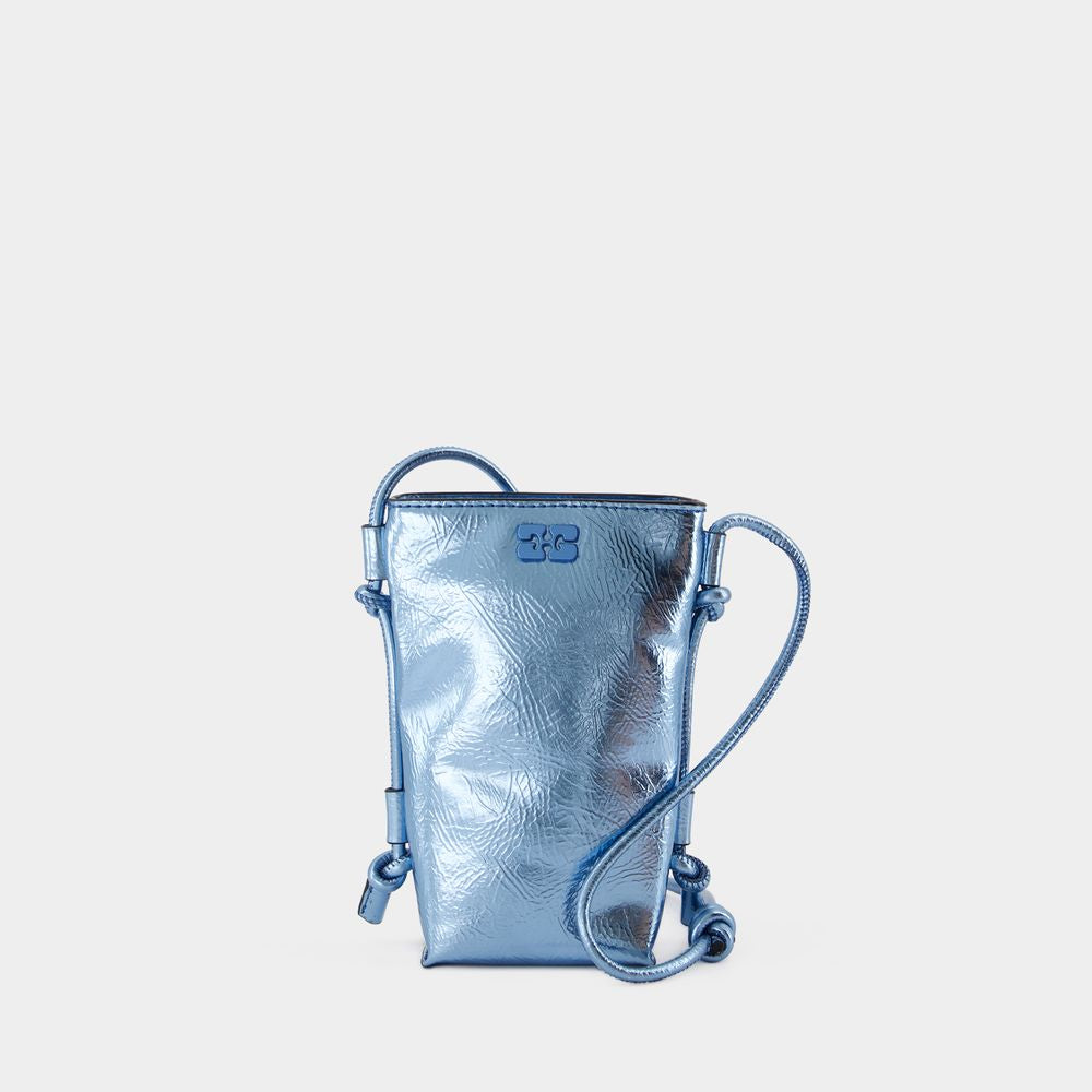 Ganni Women's Bou Crossbody in Blue | A5957 Color 803