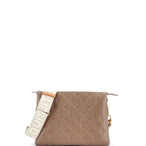 Coussin Bag Monogram Embossed Lambskin PM