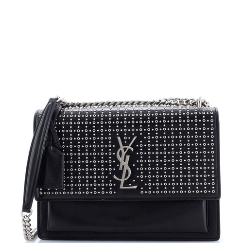 Sunset Crossbody Bag Studded Leather Medium