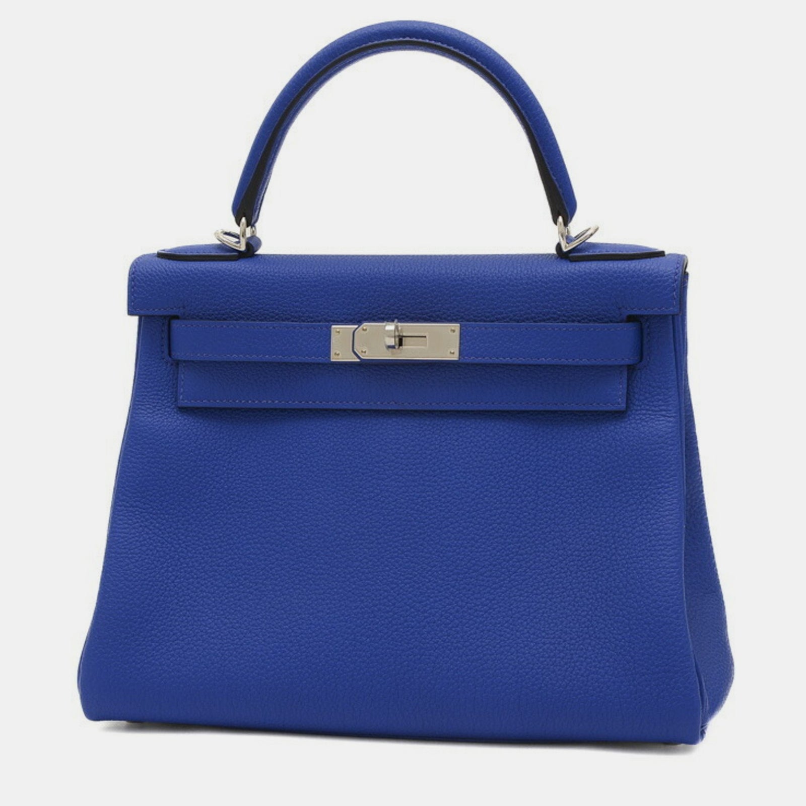 Herm?s Sac fourre-tout Kelly 28 en cuir Togo Royale bleu