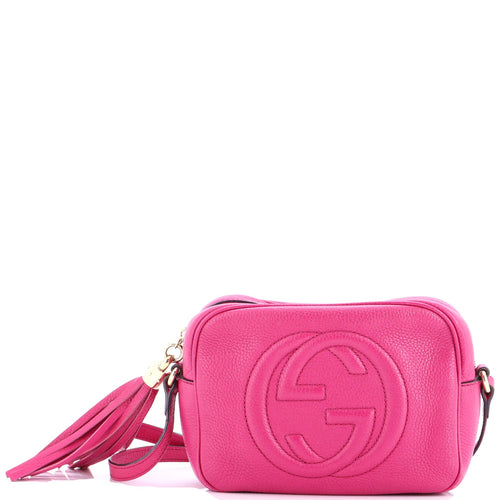 GUCCI Soho Disco Crossbody Bag Leather Small