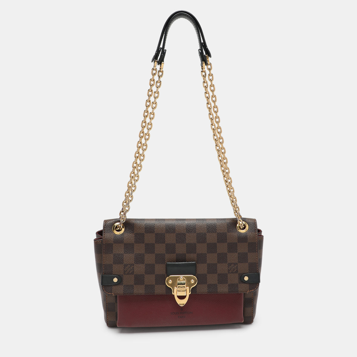 Louis Vuitton Bordeaux Damier Ebene Canvas Vavin PM Bag