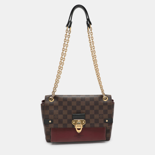 Bordeaux Damier Ebene Canvas Vavin PM Bag