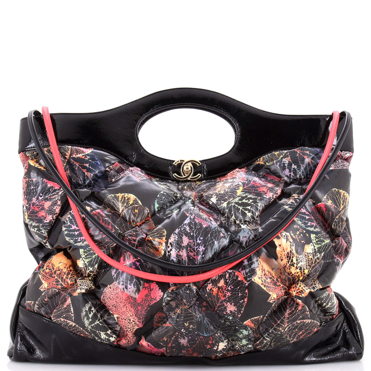 Chanel CHANEL 31 Shopping Bag Quilted Printed Puffy Leather XL