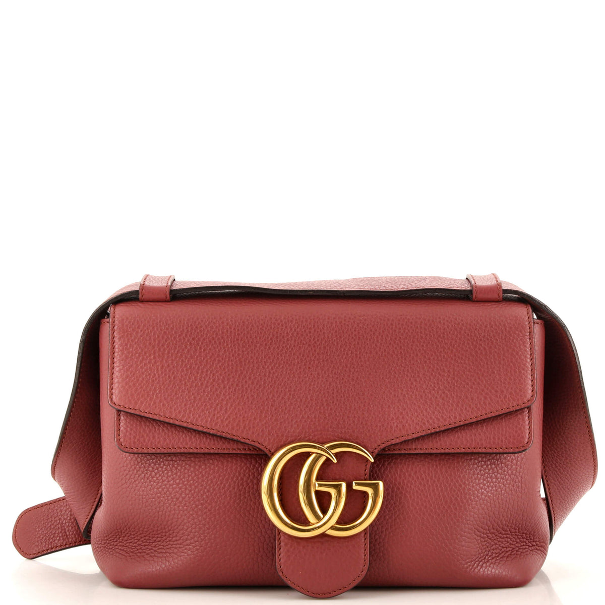 Gucci GUCCI GG Marmont Shoulder Bag Leather Small