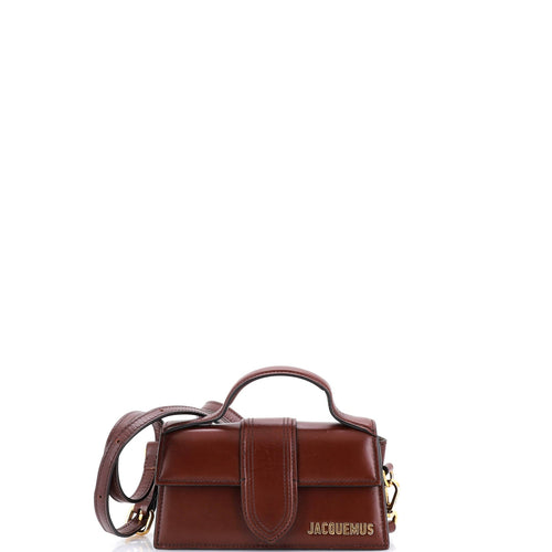Le Bambino Top Handle Flap Bag Leather