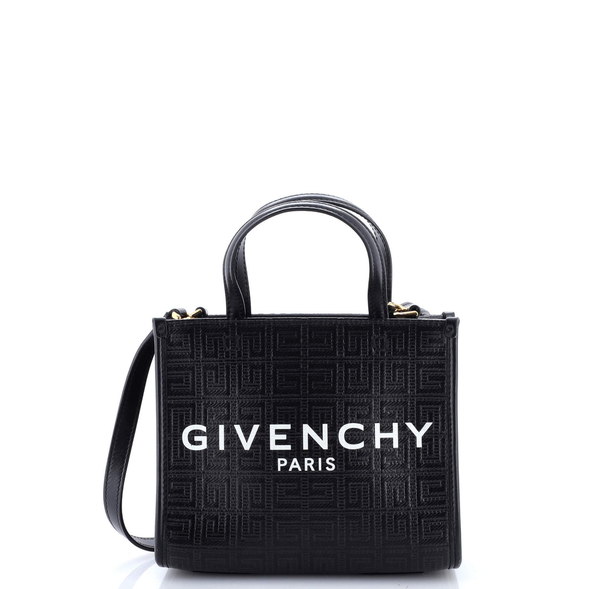 Givenchy GIVENCHY G-Tote 4G Embossed Coated Canvas Mini