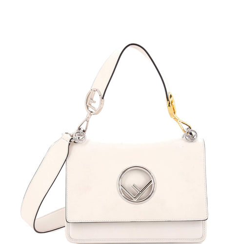 FENDI Kan I F Shoulder Bag Leather Medium