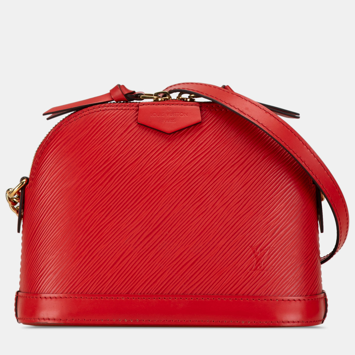 Louis Vuitton Red Epi Leather Mini Alma Shoulder Bag