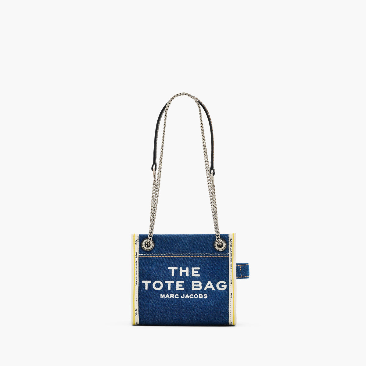Marc Jacobs The Denim Chain Crossbody Tote Bag in Dark Wash