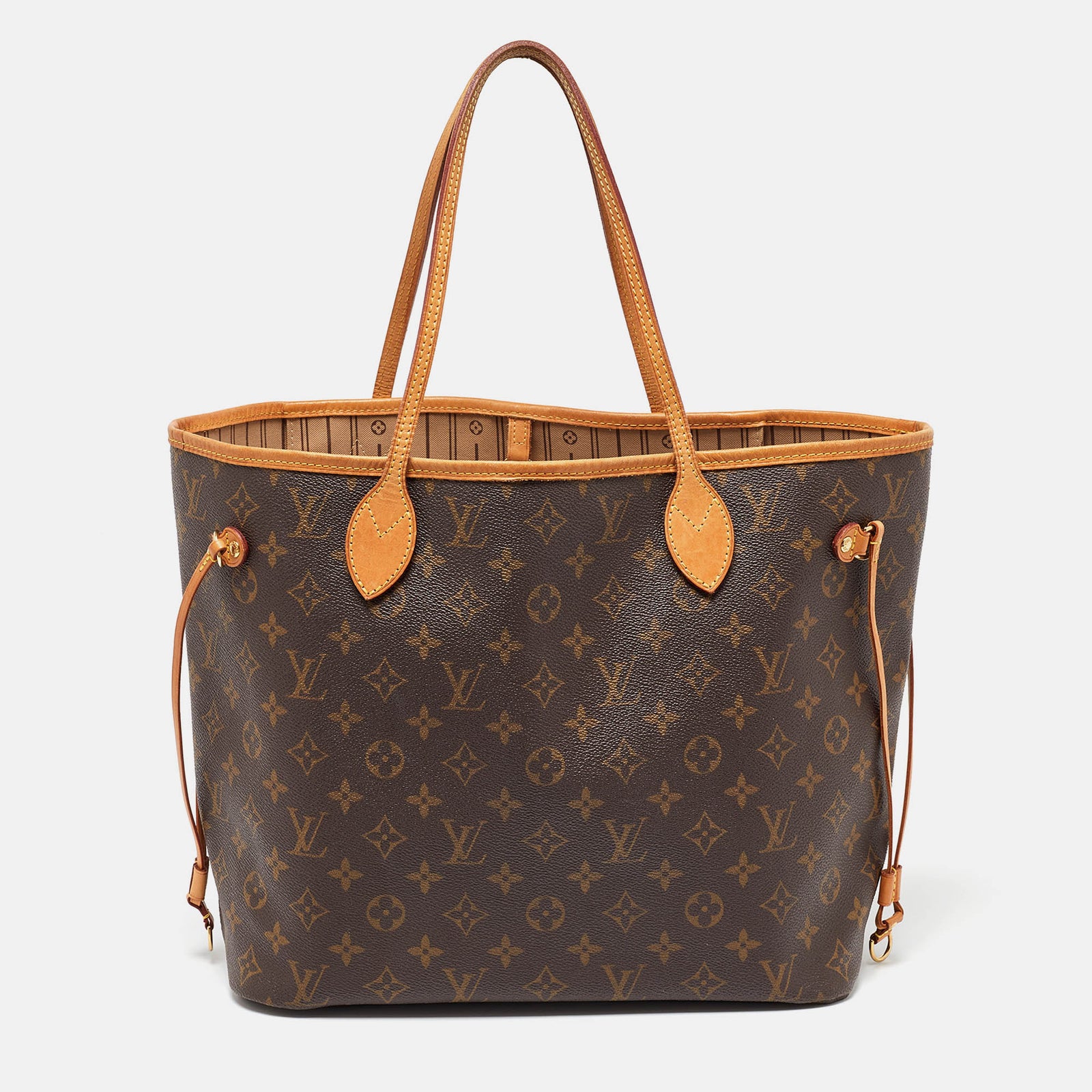 Louis Vuitton Neverfull MM-Tasche aus Canvas mit Monogramm