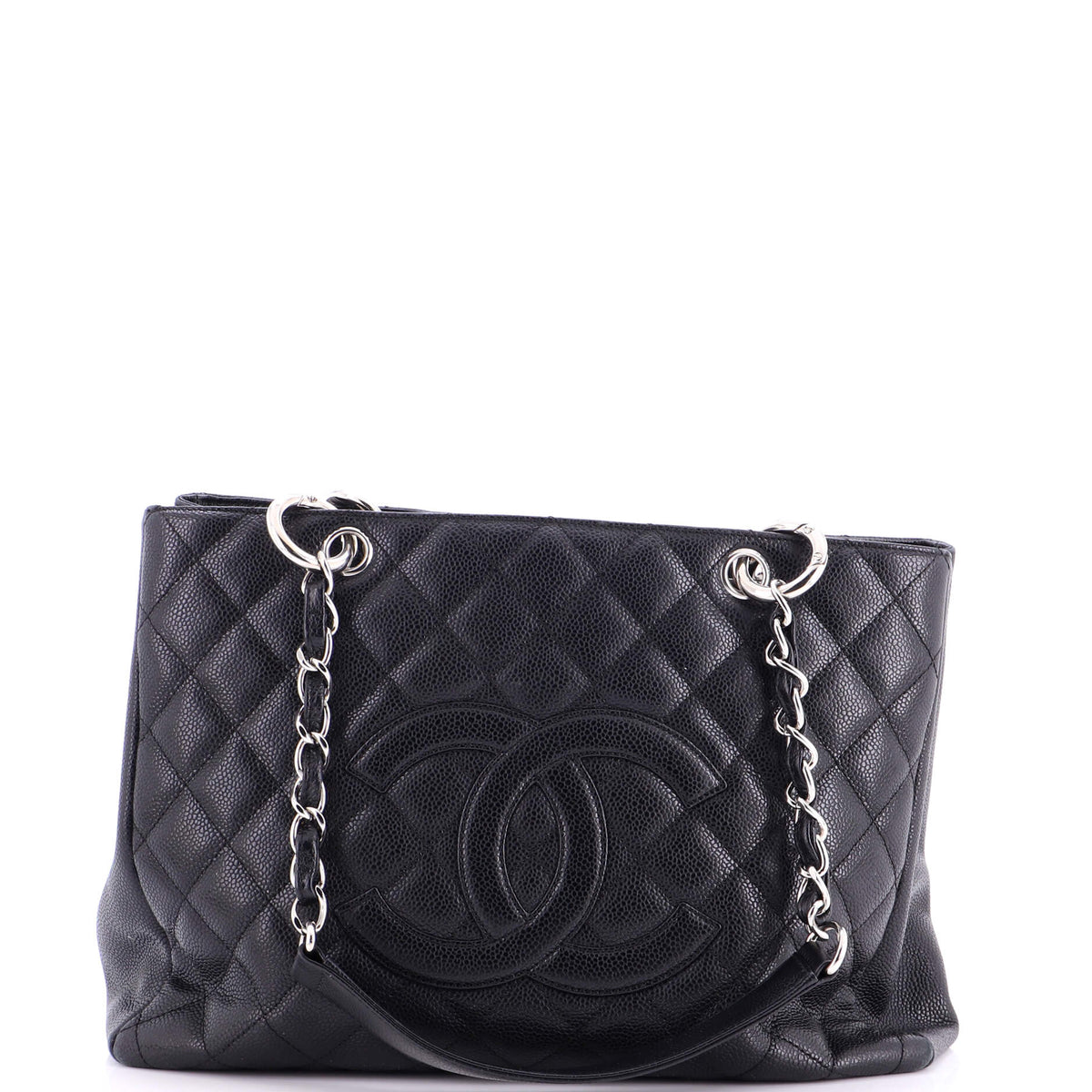 Chanel CHANEL Grand Shopping Tote Quilted Caviar XL