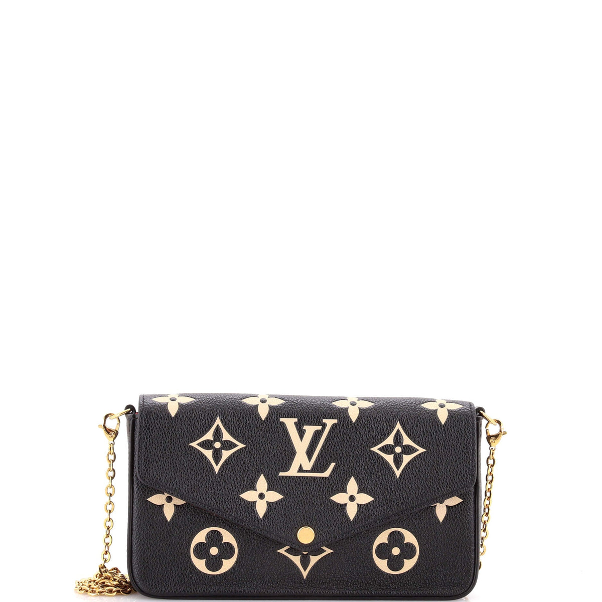 Louis Vuitton Felicie Pochette Bicolor Monogram Empreinte Giant