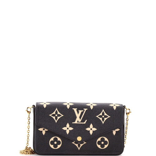 Felicie Pochette Bicolor Monogram Empreinte Giant
