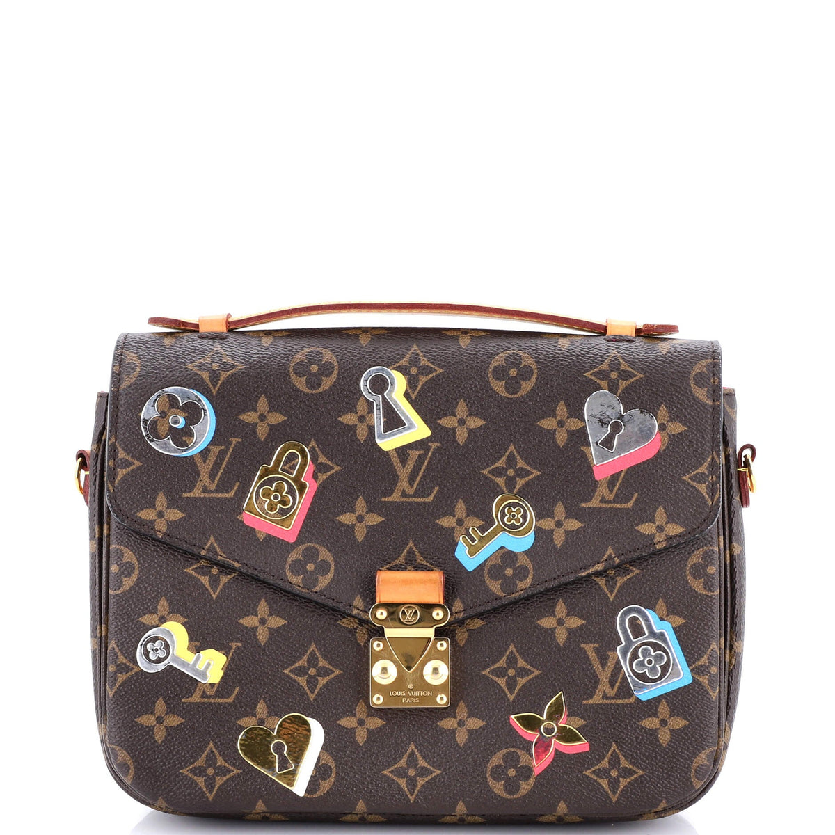 Louis Vuitton Pochette Metis Limited Edition Love Lock Monogram Canvas