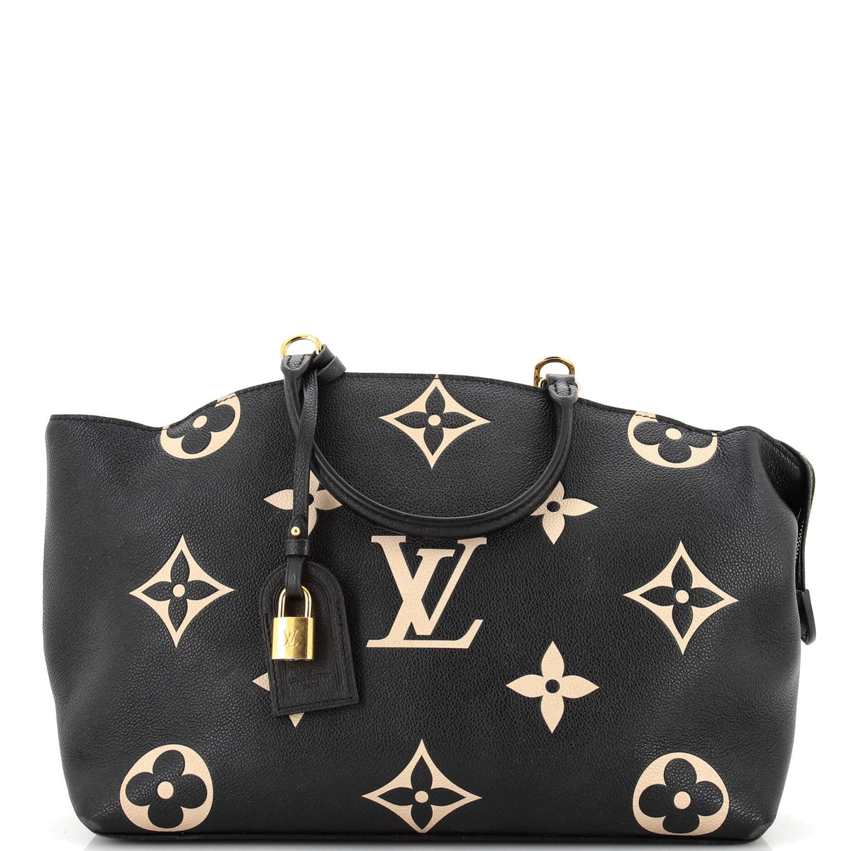 Louis Vuitton Grand Palais Handbag Bicolor Monogram Empreinte Giant