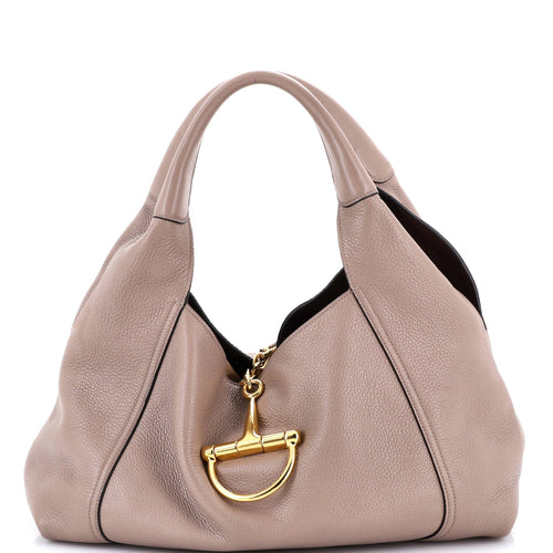 GUCCI Softbit Hobo Leather Maxi