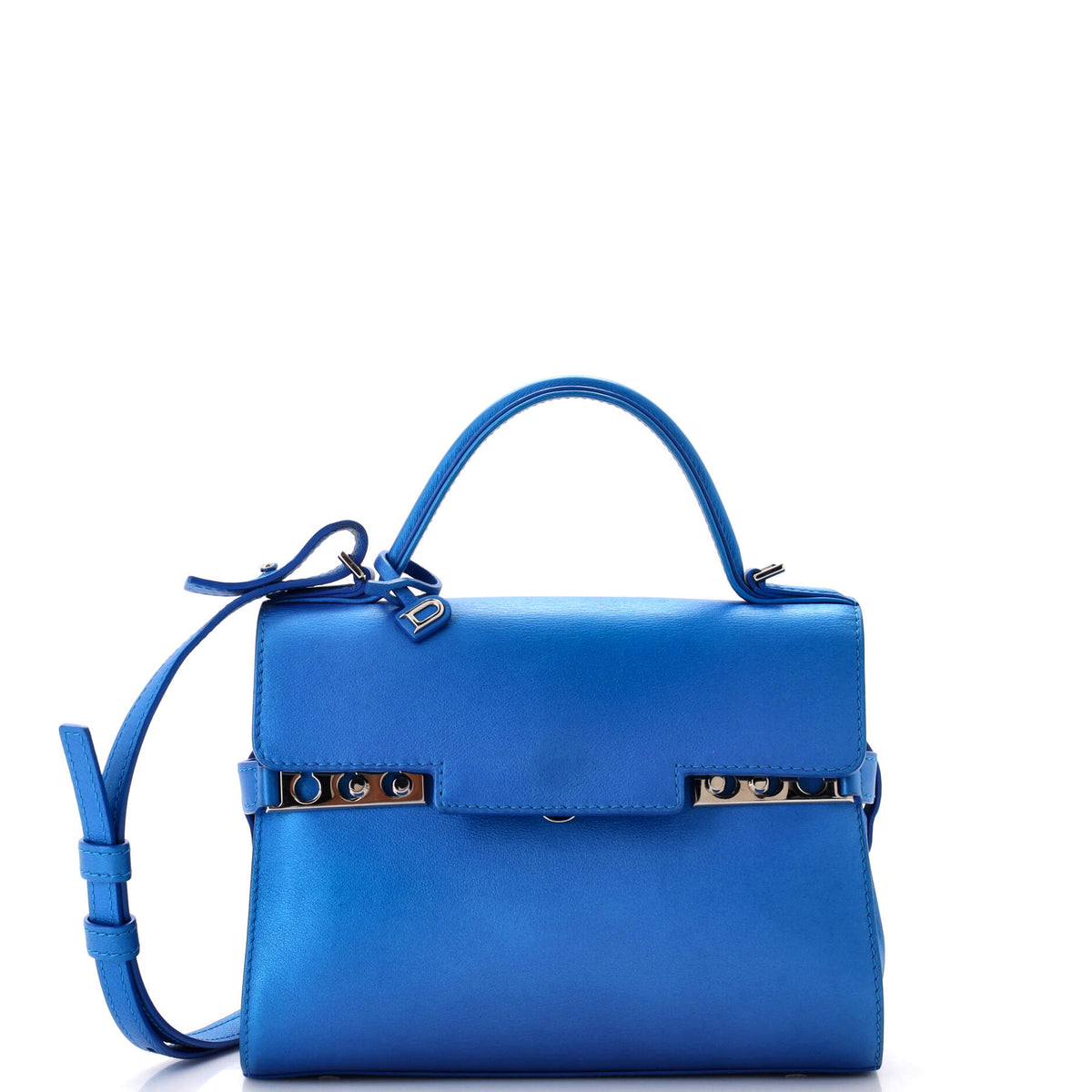 Delvaux Tempete Top Handle Bag Leather Mini