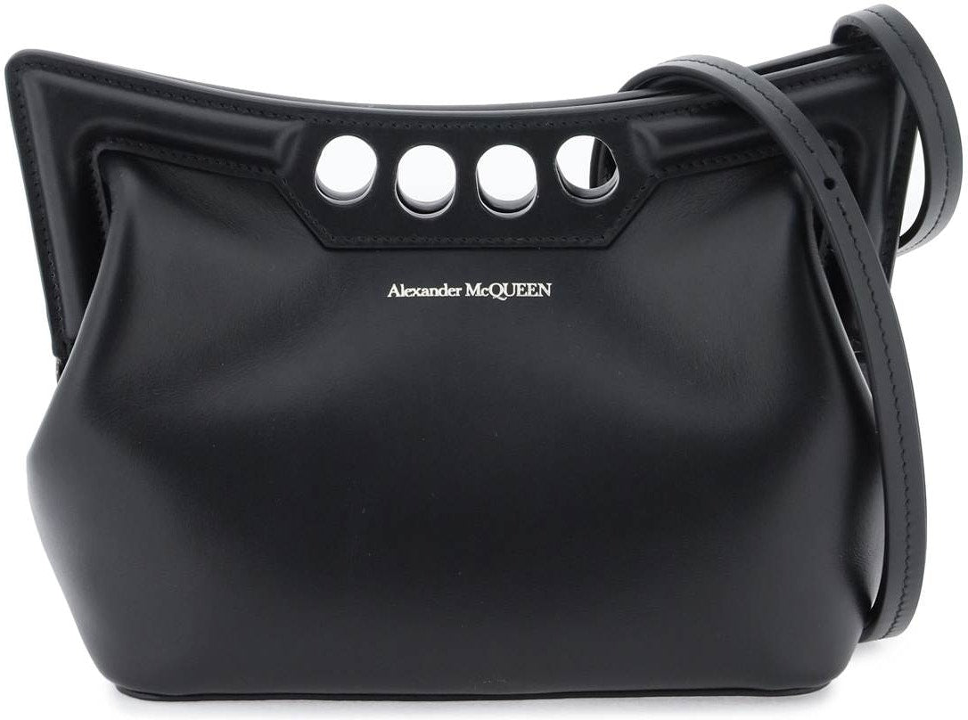 Alexander Mcqueen Women's Peak Mini Crossbody Bag in Black | 7759081BLLI