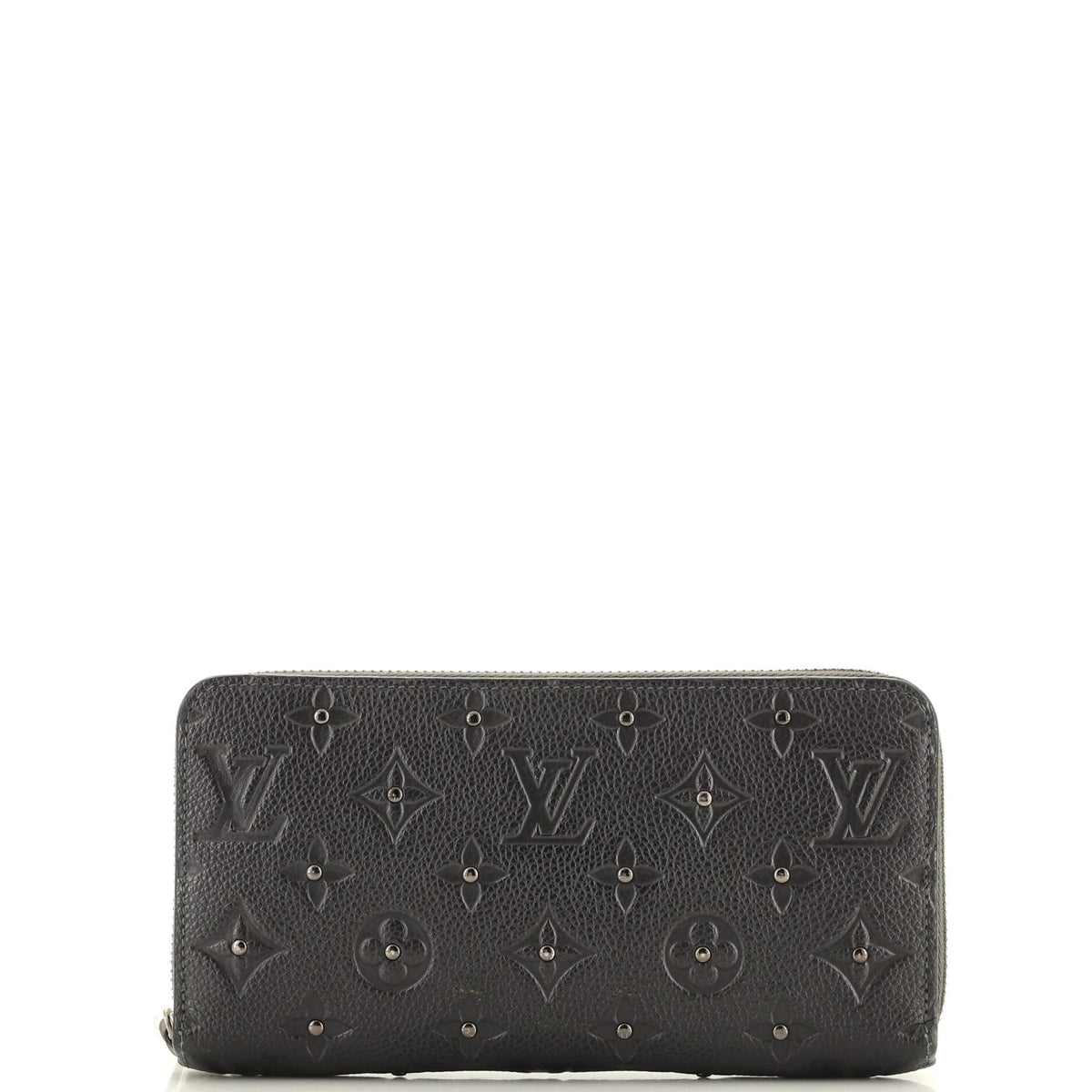 Louis Vuitton Zippy Wallet Studded Monogram Empreinte Leather
