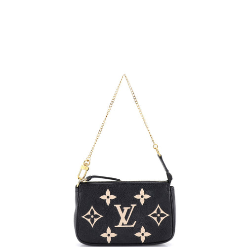 Pochette Accessoires Bicolor Monogram Empreinte Giant Mini