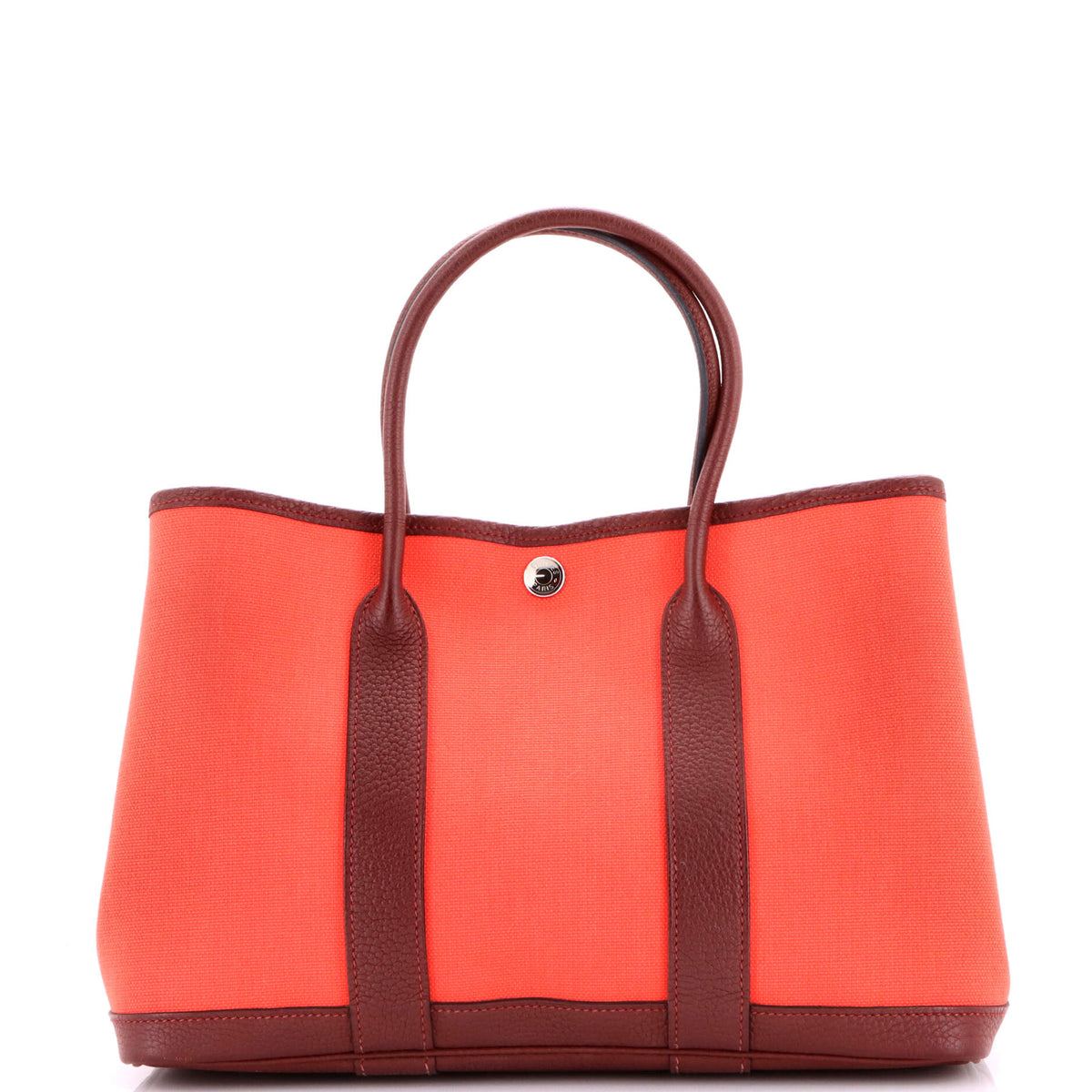 Herm?s Garden Party Tote Toile and Leather 30