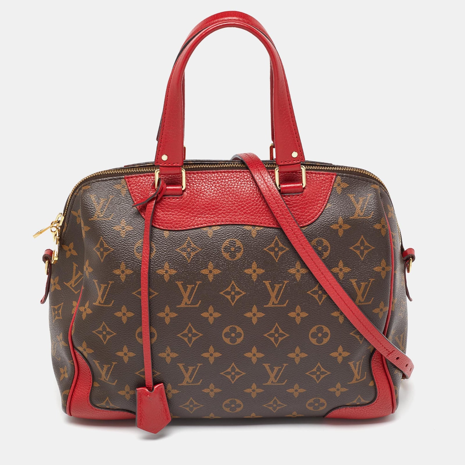 Louis Vuitton Coquelicot Monogram Canvas Retiro NM Tasche