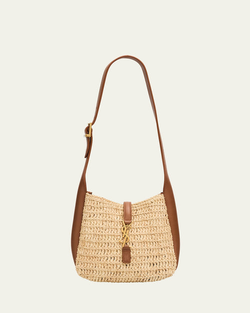 Le 5 A 7 Baby Hobo Bag in Raffia
