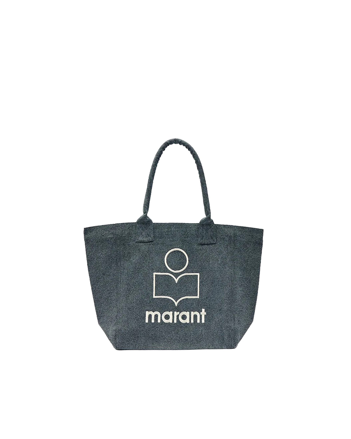 Isabel Marant Isabel Marant Byron Tote Embroidered Logo Tote Bag - Black