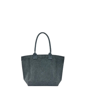Isabel Marant Byron Tote Embroidered Logo Tote Bag - Black