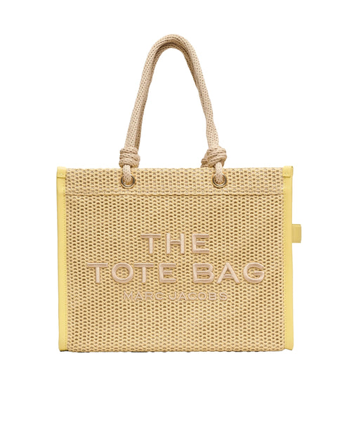 Marc Jacobs Belt Shoulder Shoulder Woven Rope Tote Bag - Beige