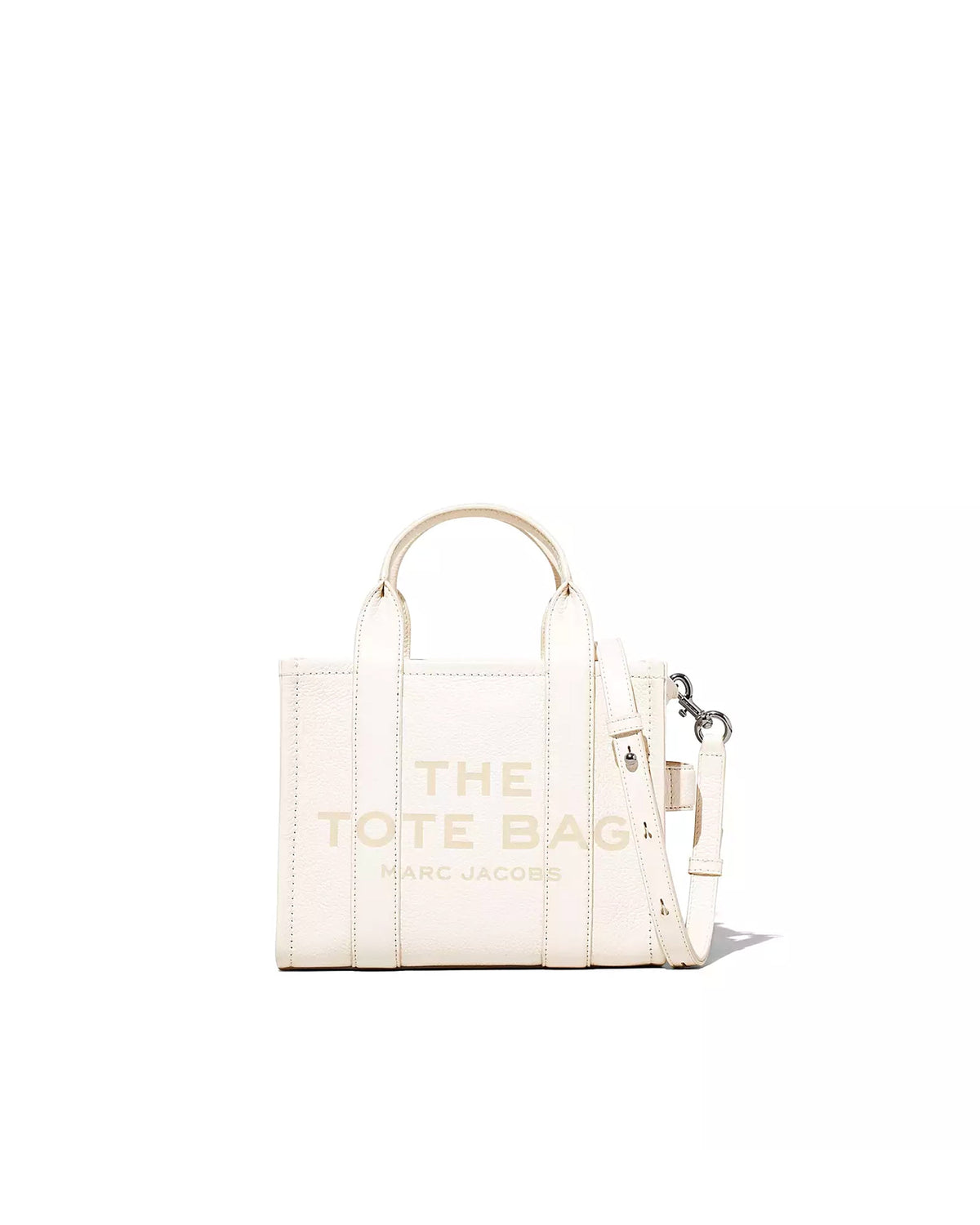 Marc Jacobs Marc Jacobs Babe Small Tote Cow Leather Tote Bag - White