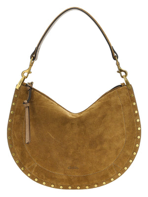 Isabel Marant Altay Hobo Studded Suede Hobo Bag - Camel