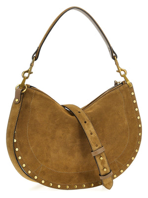 Isabel Marant Altay Hobo Studded Suede Hobo Bag - Camel