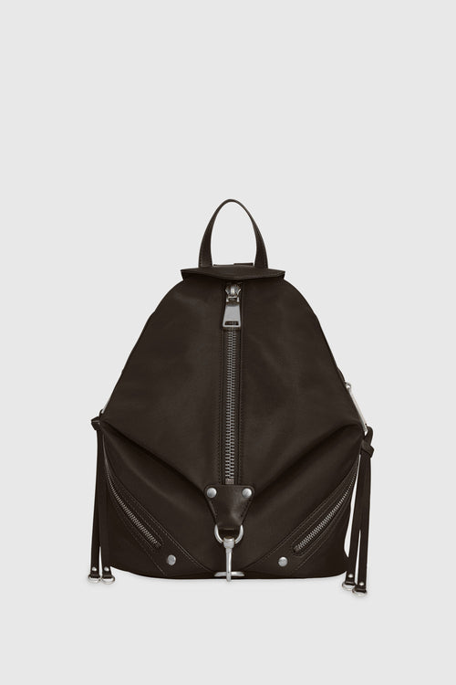 Rebecca Minkoff Julian Medium Zip Backpack Nylon Medium Zip Julian Backpack Bag In Fondant