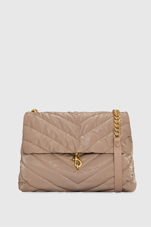 Rebecca Minkoff Edie XL Shoulder Edie Nylon XL Shoulder Bag In Pink