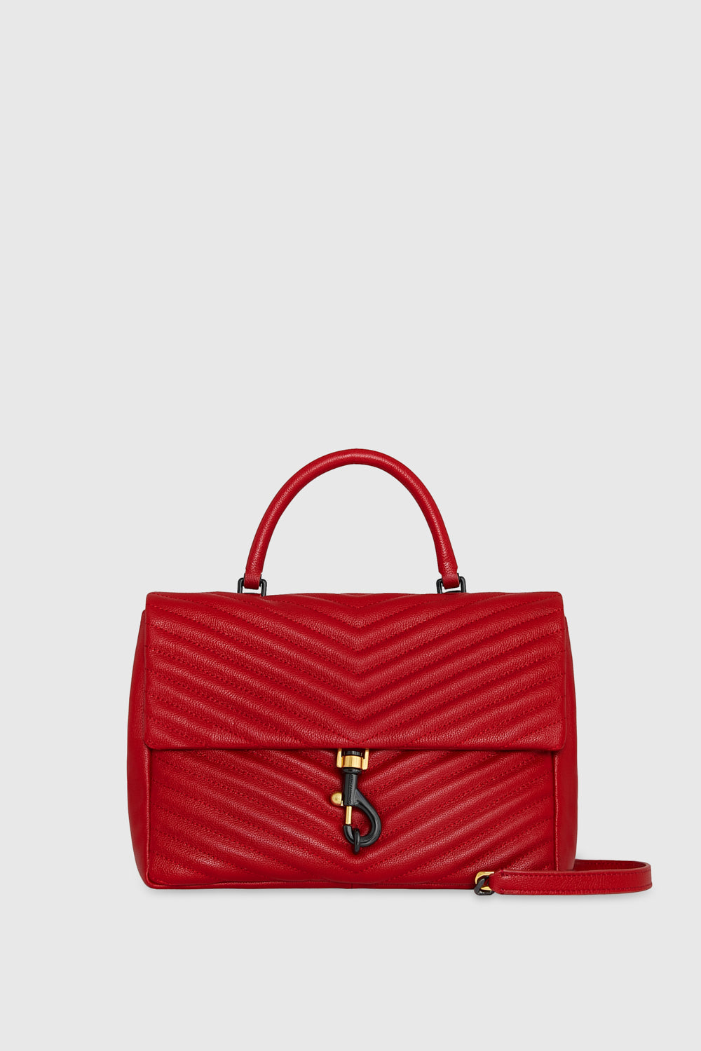Rebecca Minkoff Rebecca Minkoff Edie Large Top Handle Shoulder Bag In Seduction Red