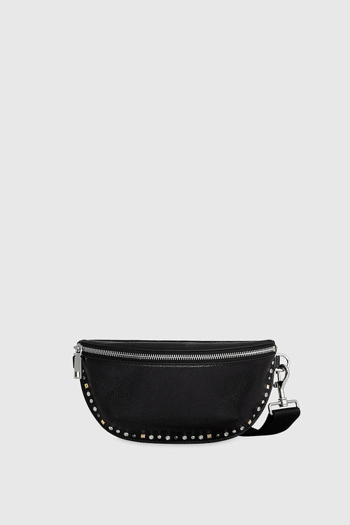 Rebecca Minkoff Bow Sling Bowie Sling Bag In Black