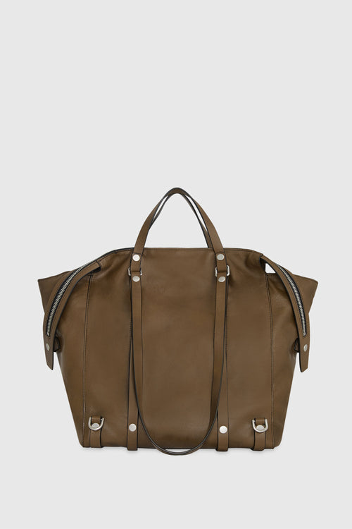 Rebecca Minkoff Surplus Tote Bag In Dark Brown