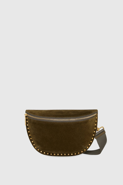 Rebecca Minkoff Darren Sling Bag In Dark Olive