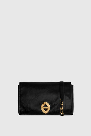 Rebecca Minkoff G Crossbody Carly North South Fringe Crossbody Bag In Black