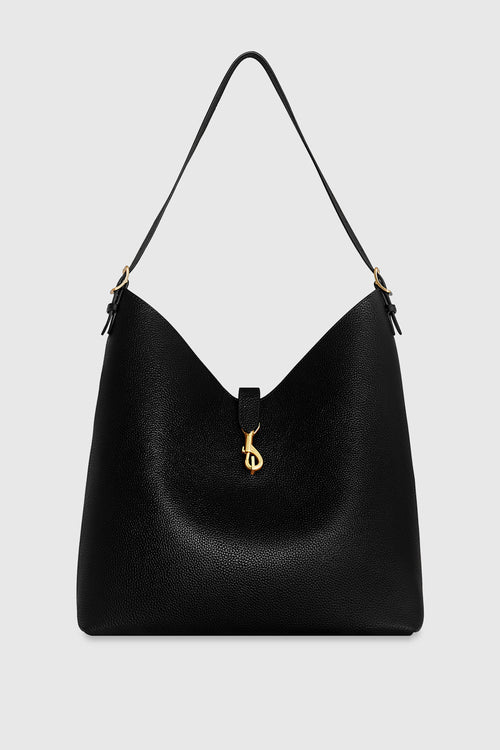 Rebecca Minkoff Megan Hobo Bag In Black