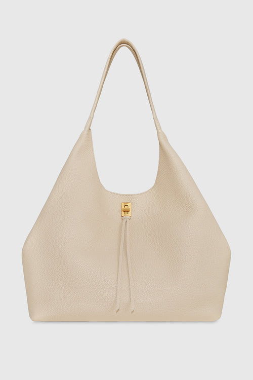 Rebecca Minkoff Darren Signature Carryall Bag In Stone