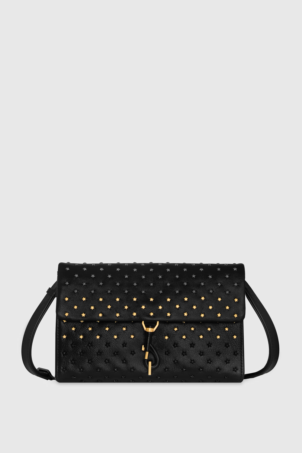 Rebecca Minkoff Rebecca Minkoff Edie Medium Crossbody Ombre Stars Bag In Black